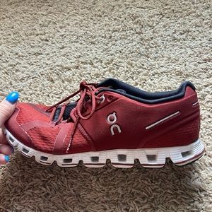 On cloud running shoes
